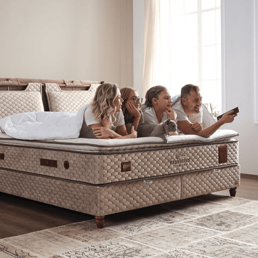 Bambi Magnasand Matratze 10 Schichten Taschenfederkern mit Topper 33 cm hoch