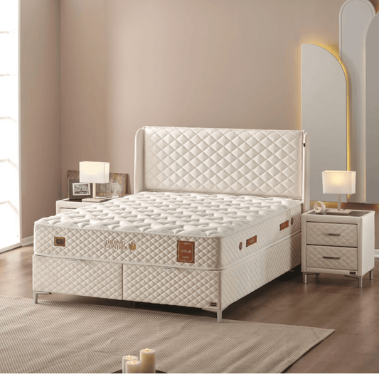 Thermo Control Boxspringbett mit Matratze & Bettkästen