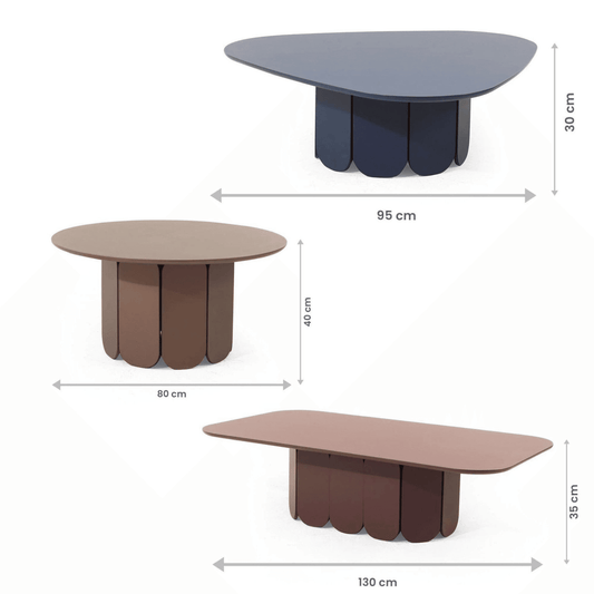 Couchtisch Modern Deko Wohnzimmertisch 3 er Set Möbel Metro