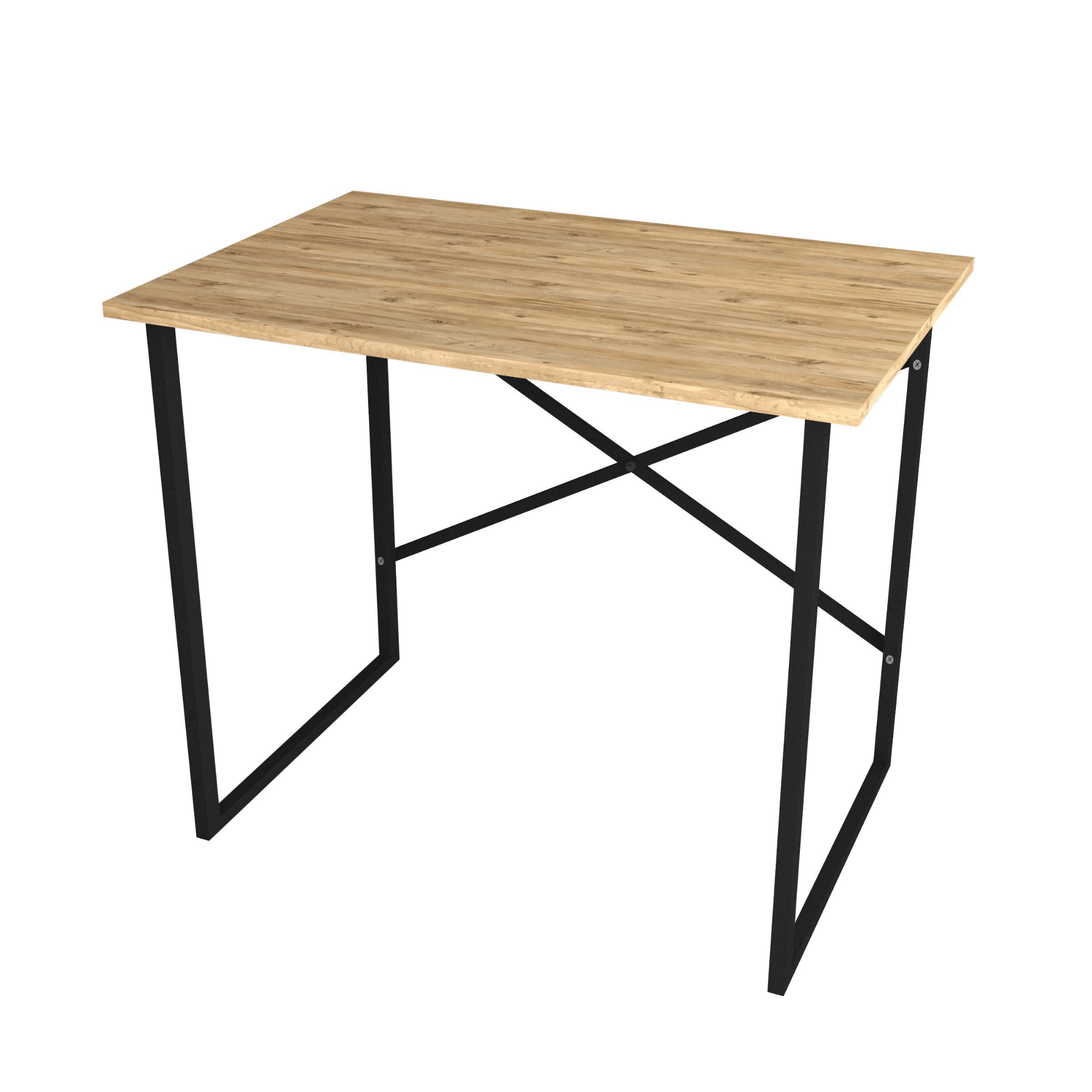 Gowoll Schreibtisch Kleiner Tisch Computertisch 90x60x75 cm Tischplatte Holz Laptoptisch