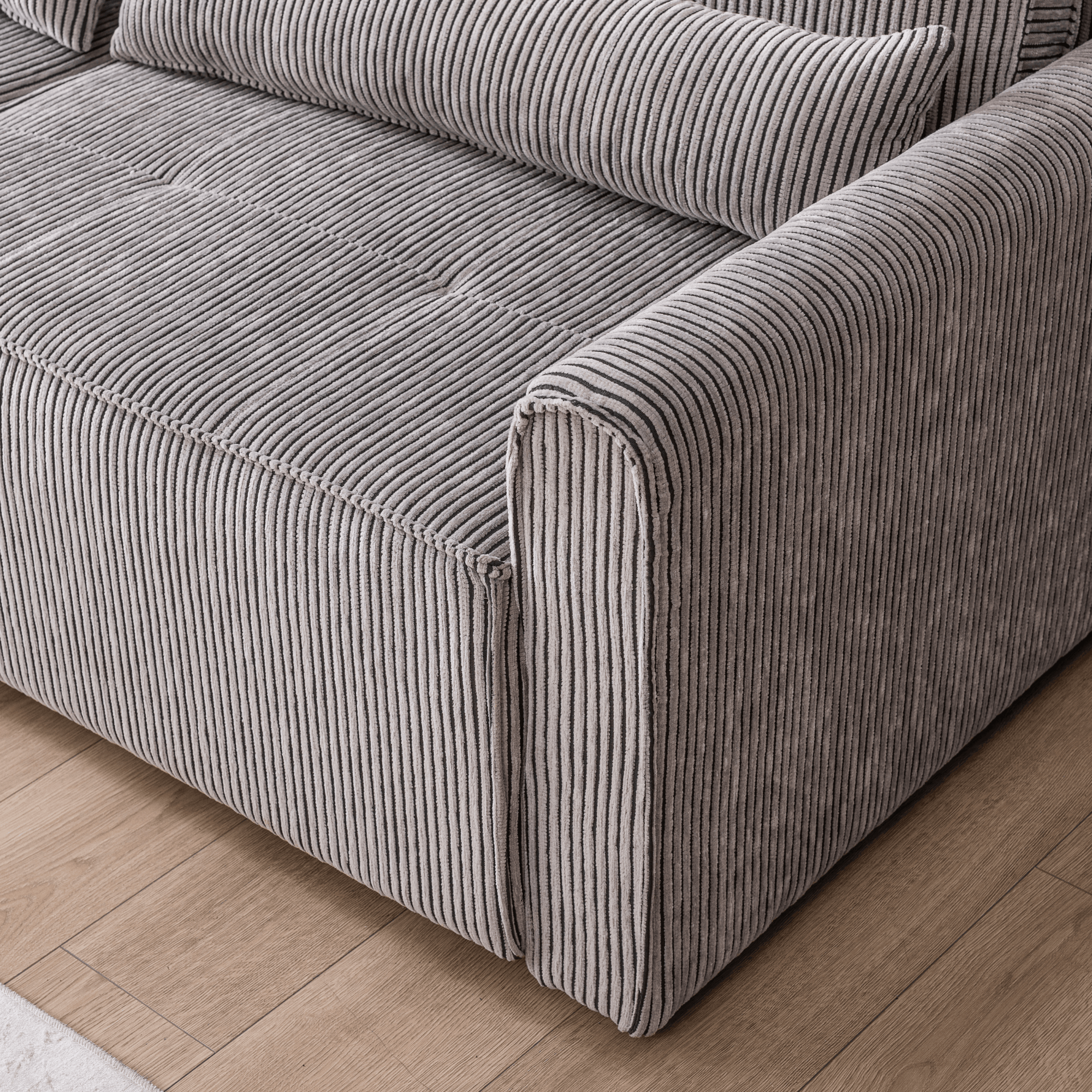 Benissa Schlafsofa 3 Sitzer mit Stauraum & Schlaffunktion | Ecksofa & Heimkino-Sofa, verstellbare Rückenlehne