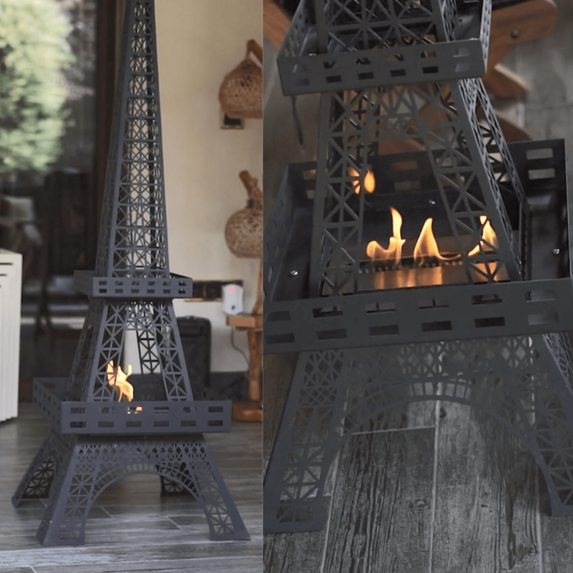 Korflame Eifelturm Tischkamin