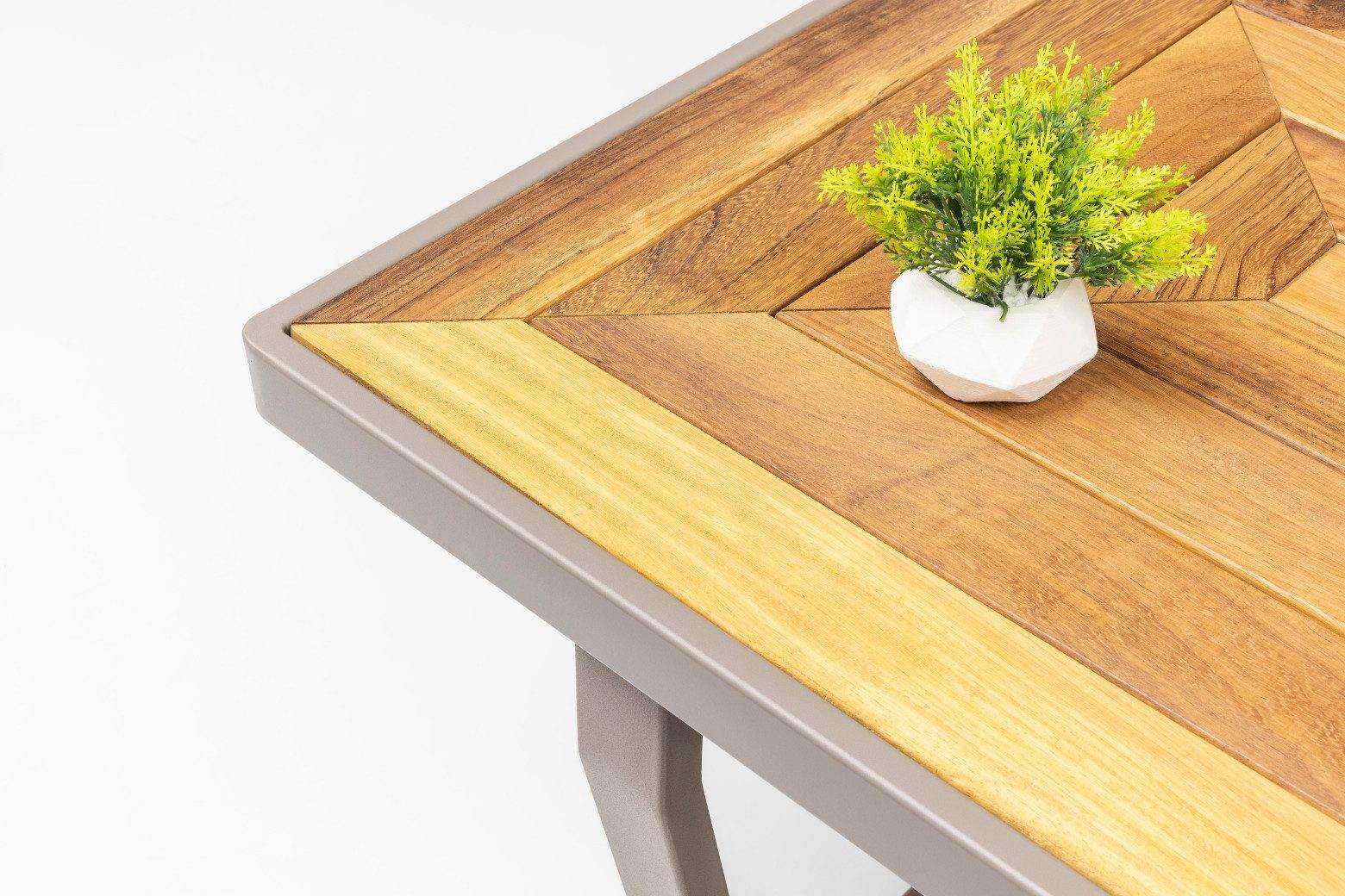 Gowoll Artemis Plus Tisch Gartenlounge-Set Premium (Sitz und Rückenkissen, Tisch mit 2x3 Sitzer und 2xStuhl)