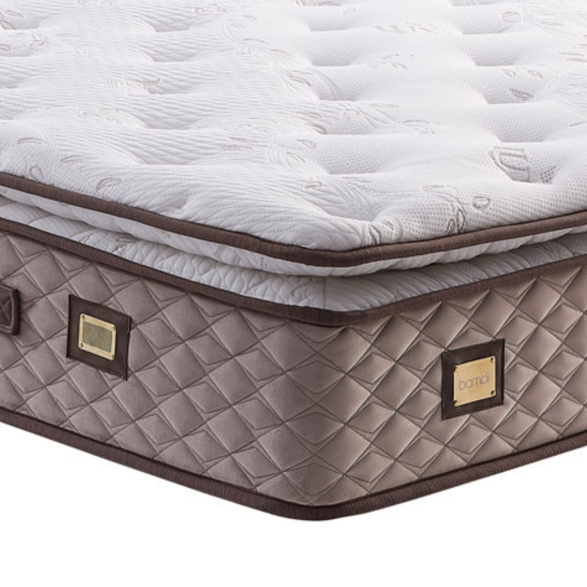 Bambi Luxia Boxspringbett 140x200 cm – H4 Komfort-Pad & Taschenfederkern