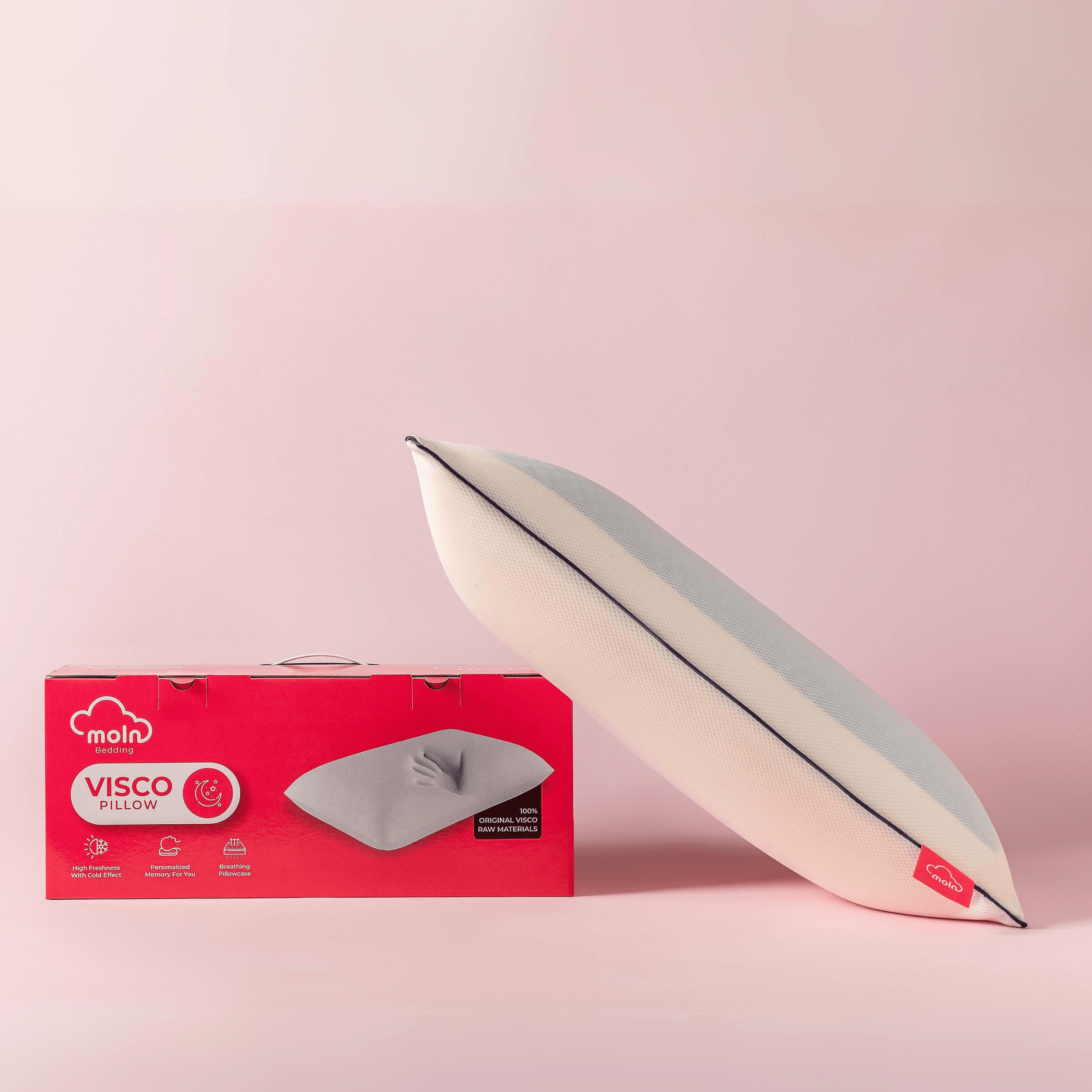 Moln Gelcell Visco Nackenstützkissen 40x60x15