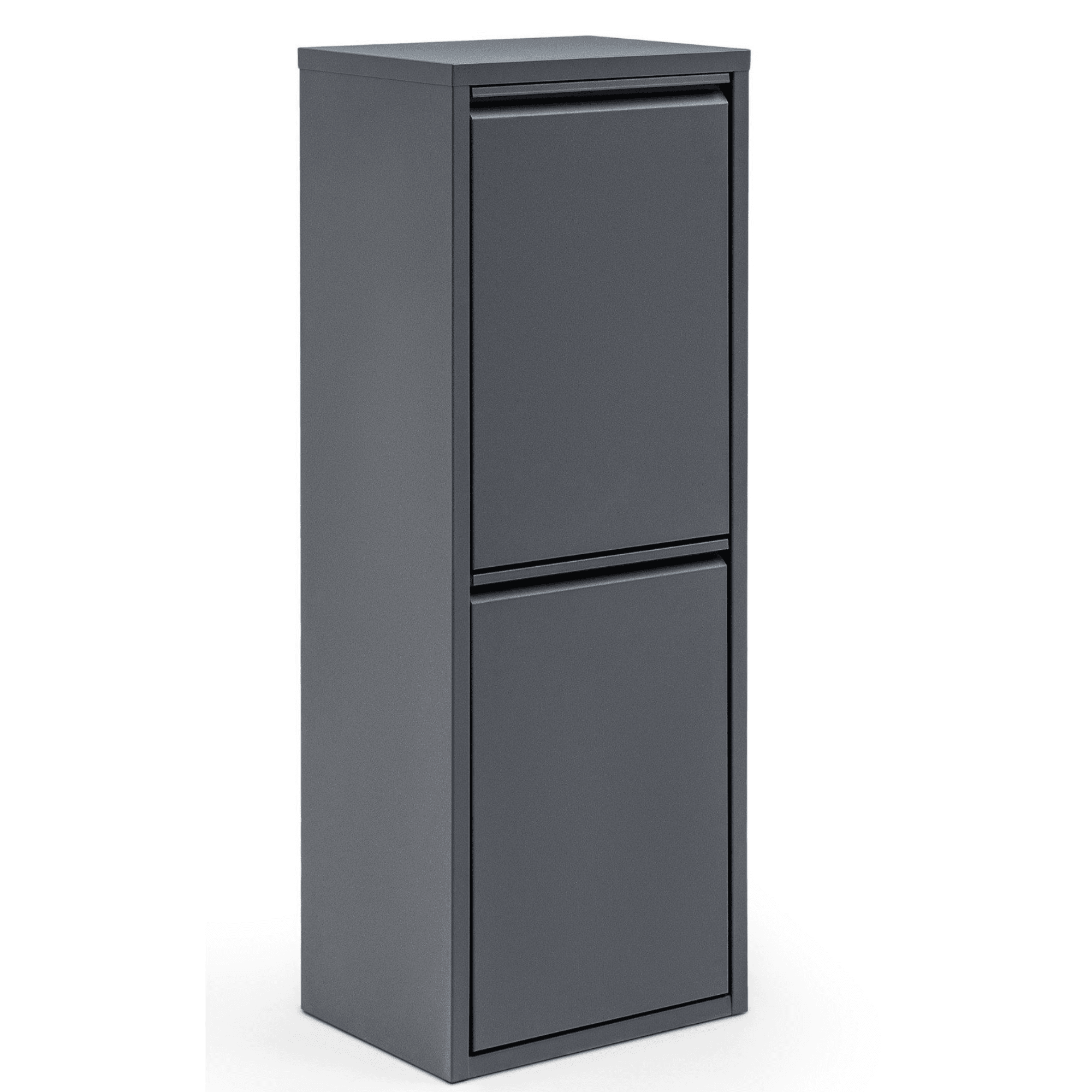 Gowoll Mülltrennsystem Mülltrennsystem 2-3-4 Fach Mülleimer Küche aus Metall Fleckenfest Wandmontage