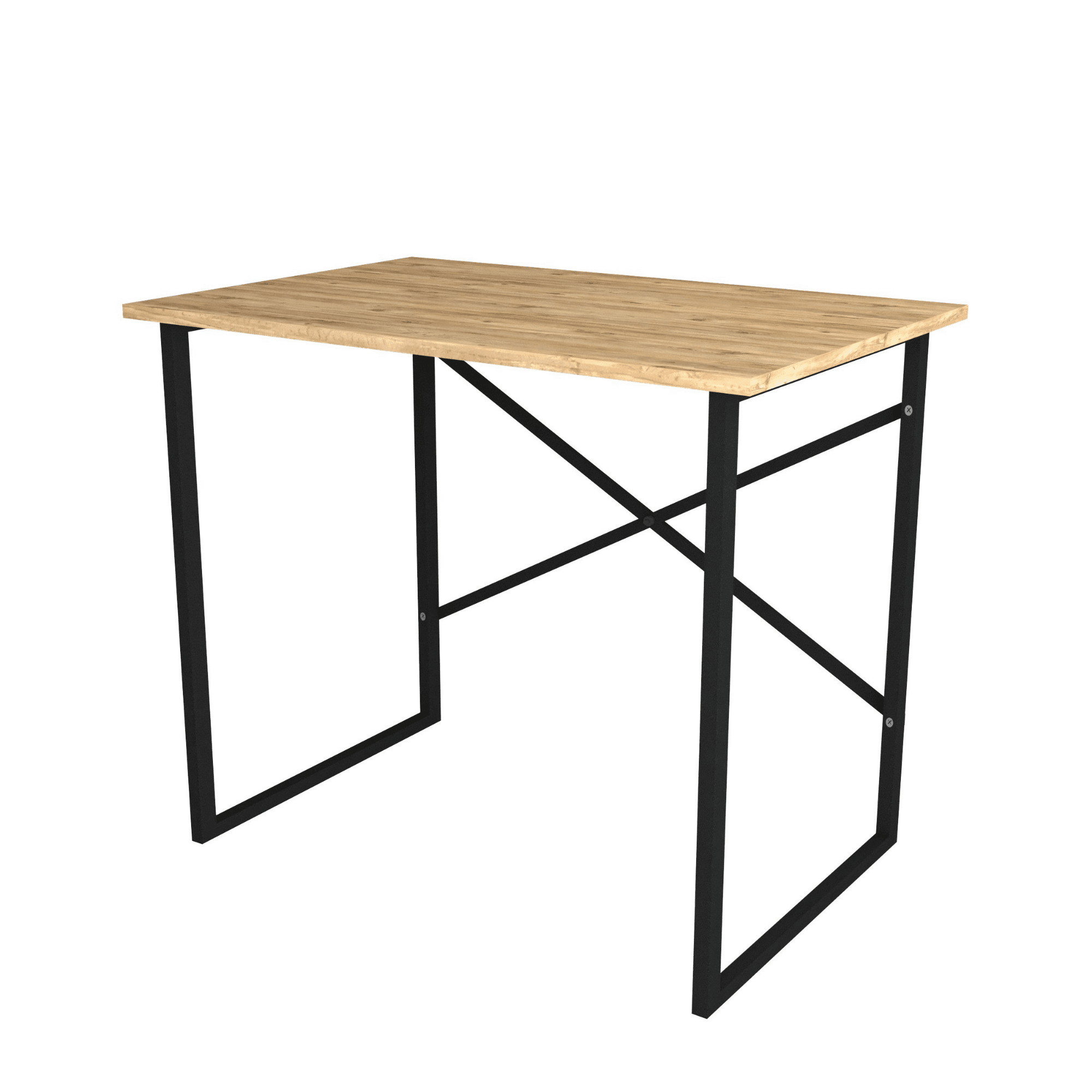 Gowoll Schreibtisch Kleiner Tisch Computertisch 90x60x75 cm Tischplatte Holz Laptoptisch