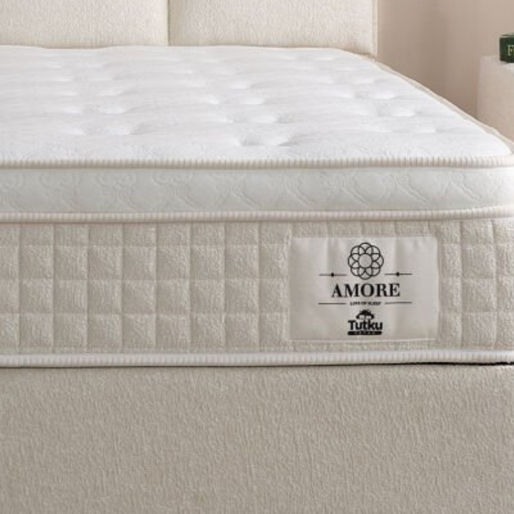 Boxspringbett mit Matratze Polsterbett Stauraumbett Betkasten inkl. Lieferung Amore