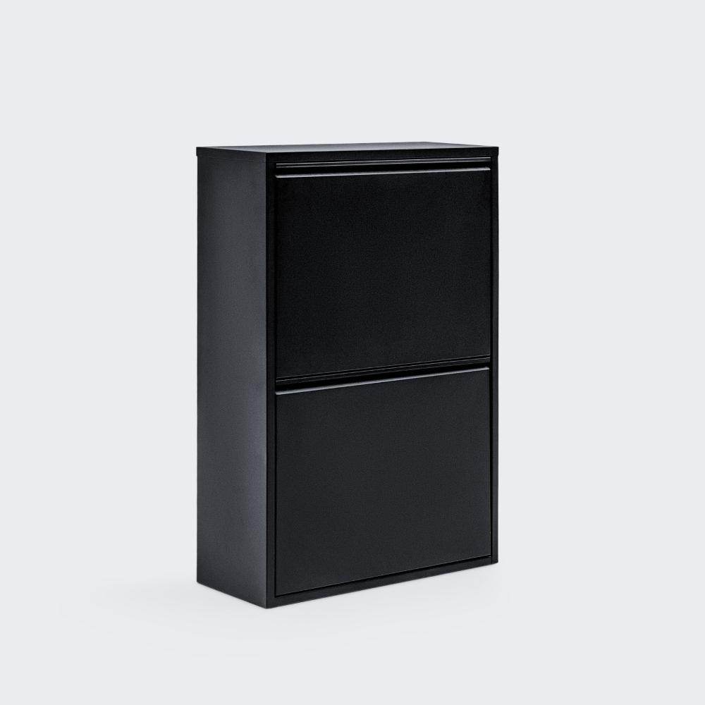 Gowoll Mülltrennsystem Mülltrennsystem 2-3-4 Fach Mülleimer Küche aus Metall Fleckenfest Wandmontage