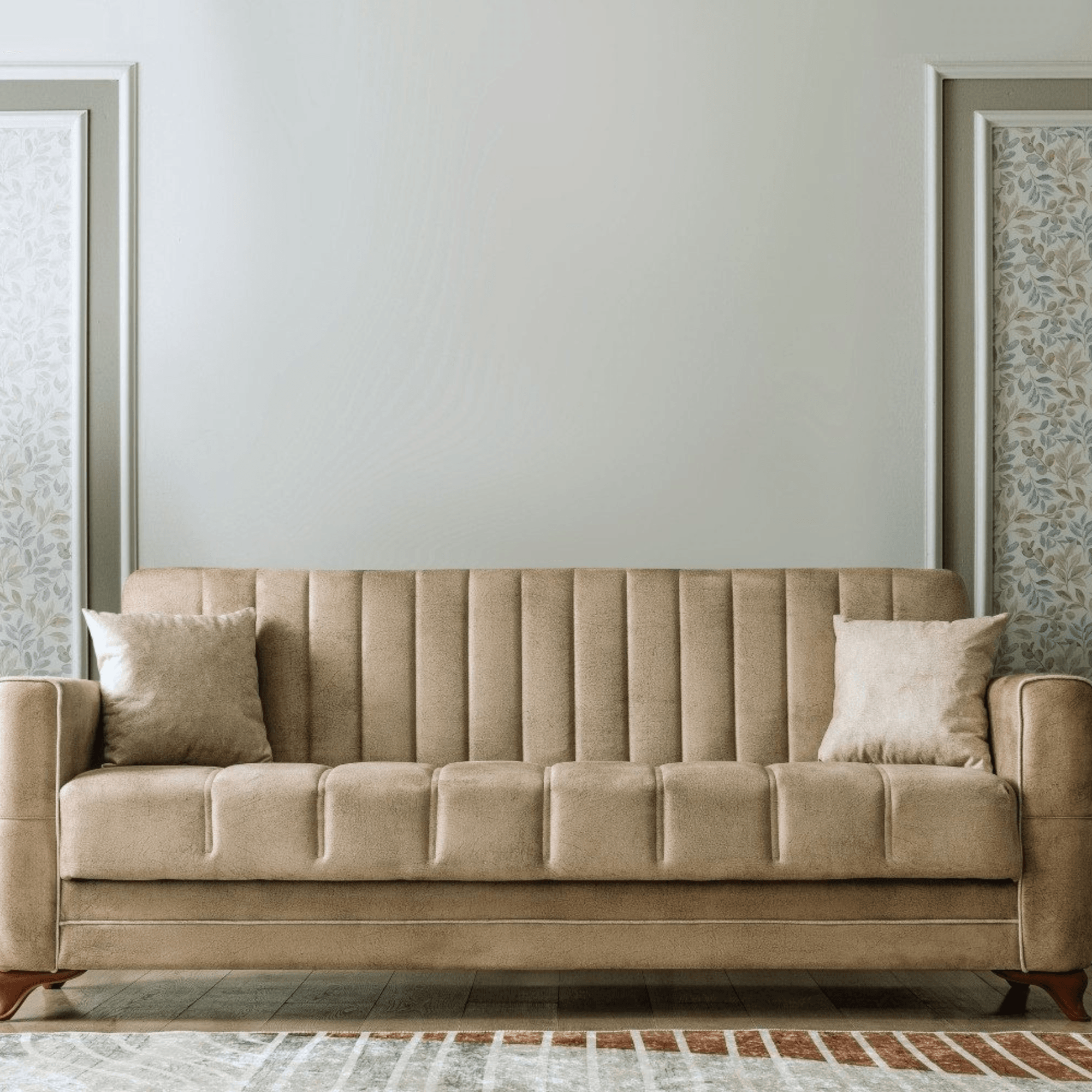 Gowoll 3-Sitzer Schlafsofa mit Schlaffunktion & Stauraum – Modell Perle