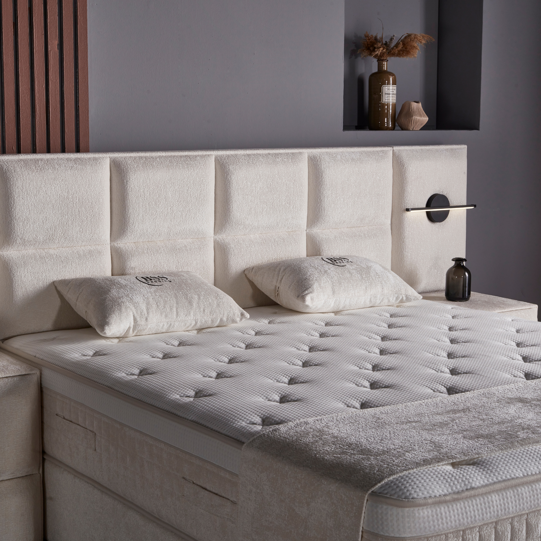 Boxspringbett mit Matratze Polsterbett Stauraumbett Betkasten inkl. Lieferung Amore