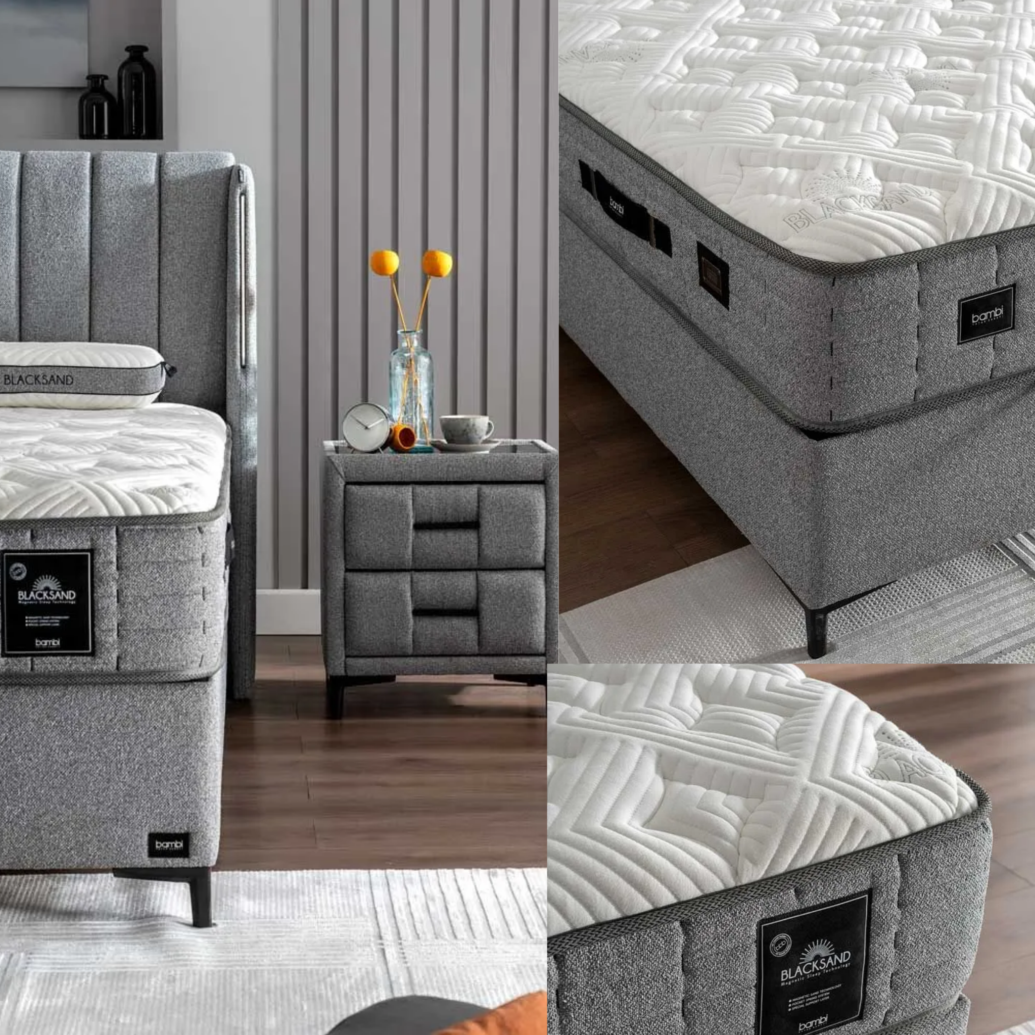 Bambi Blacksand Boxspringbett | Abholung in Linden 35440 möglich