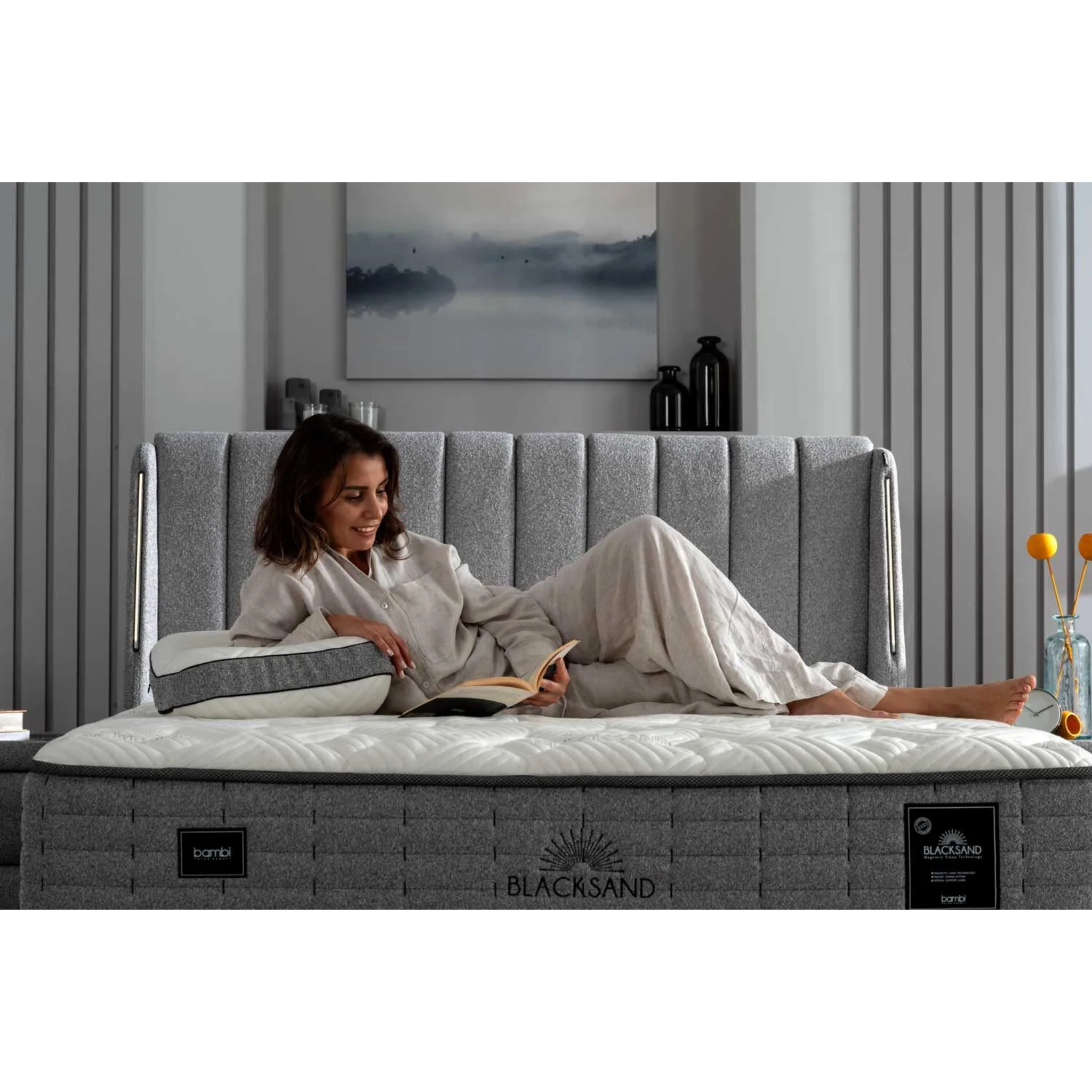 Bambi Blacksand Boxspringbett | Abholung in Linden 35440 möglich