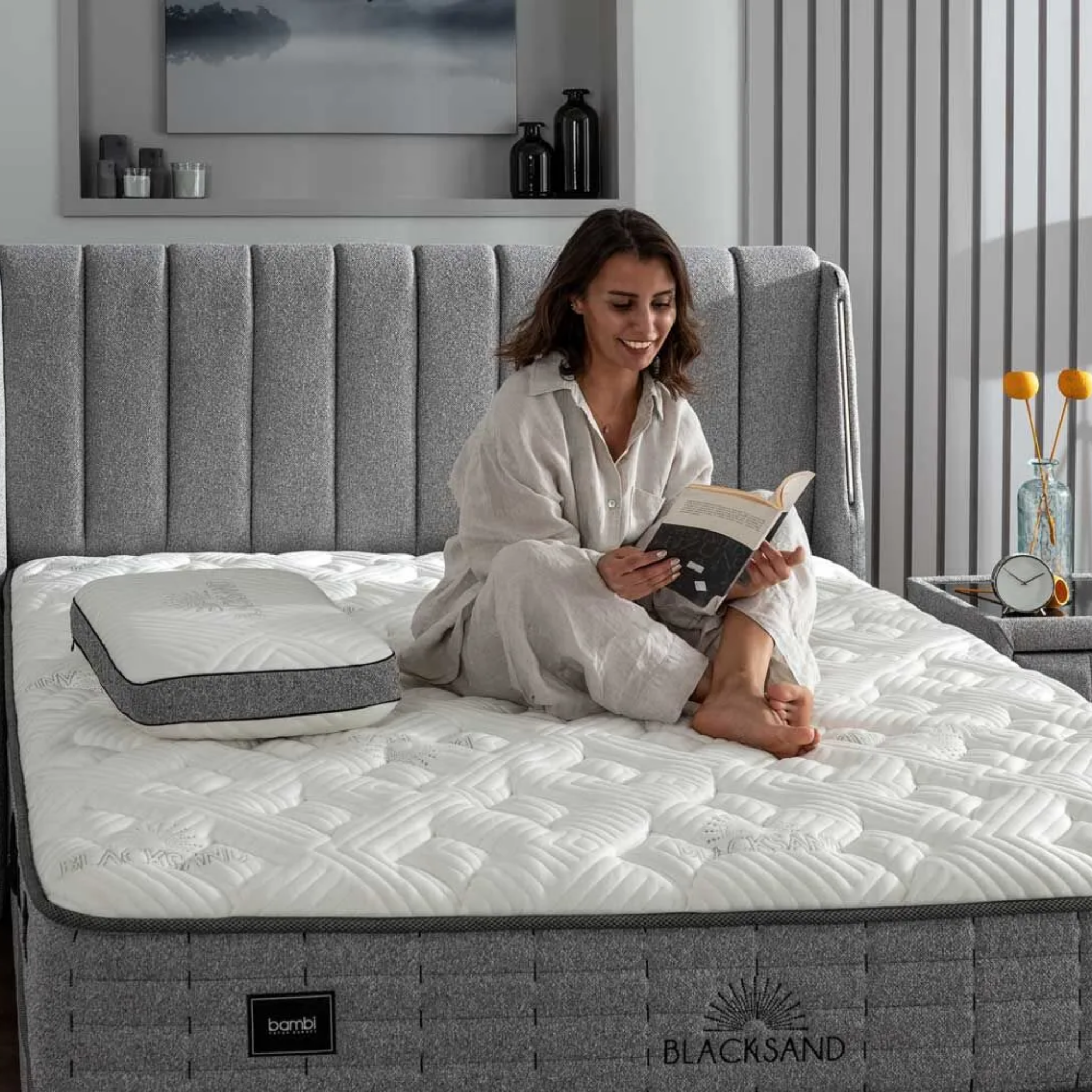 Bambi Blacksand Boxspringbett | Abholung in Linden 35440 möglich