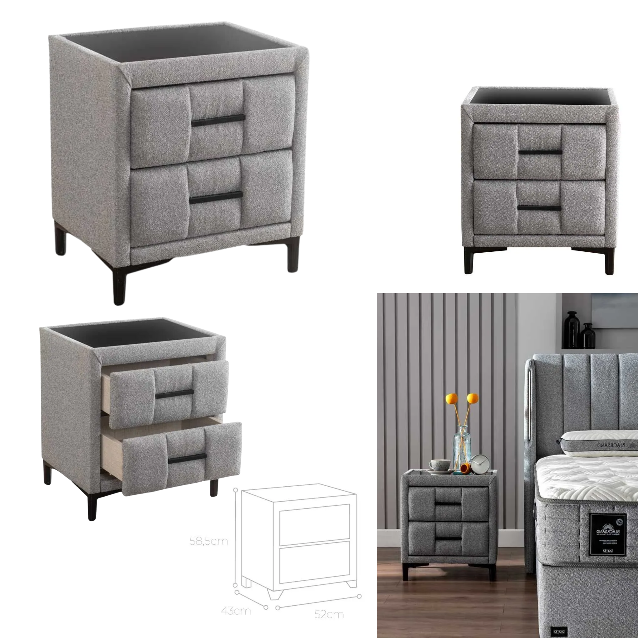 Bambi Blacksand Boxspringbett | Abholung in Linden 35440 möglich