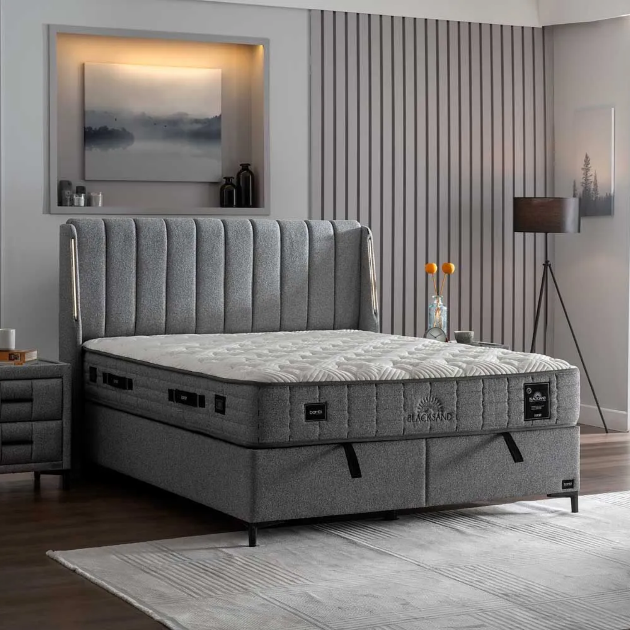 Bambi Blacksand Boxspringbett | Abholung in Linden 35440 möglich