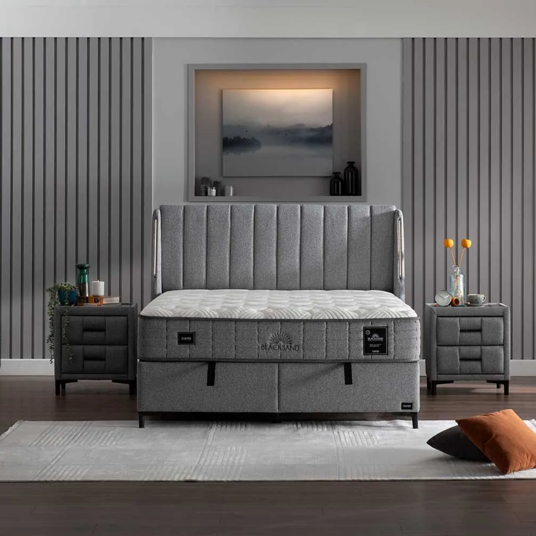 Bambi Blacksand Boxspringbett | Abholung in Linden 35440 möglich