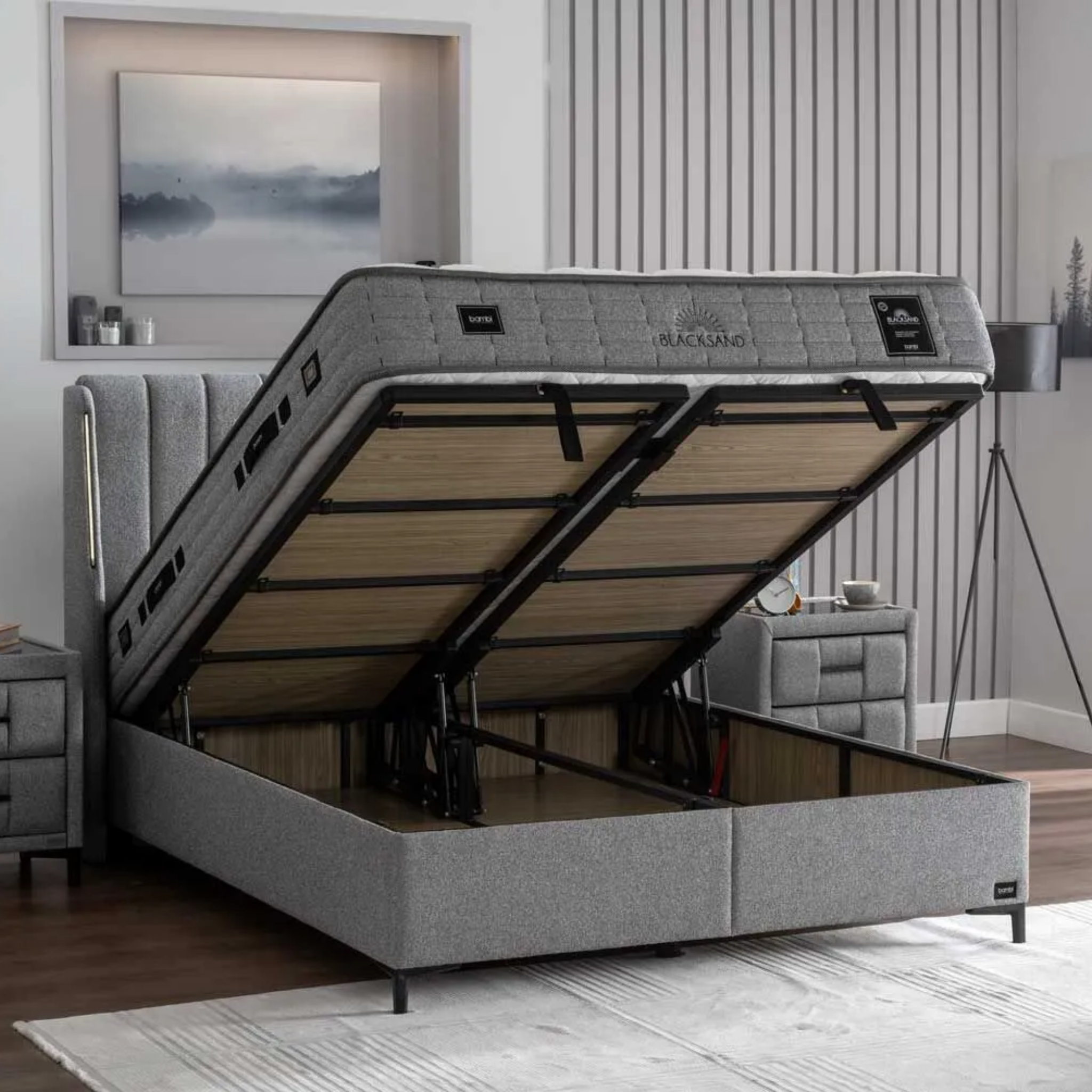 Bambi Blacksand Boxspringbett | Abholung in Linden 35440 möglich