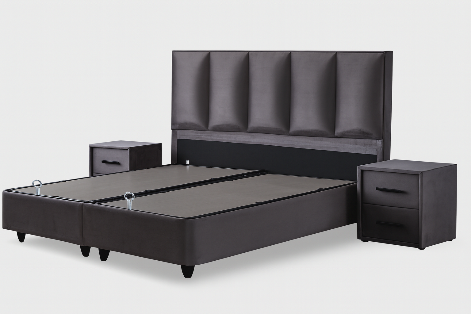 BSS BIRDYBEDD Boxspringbett Set | Matratze H3 | Box und Kopfteil