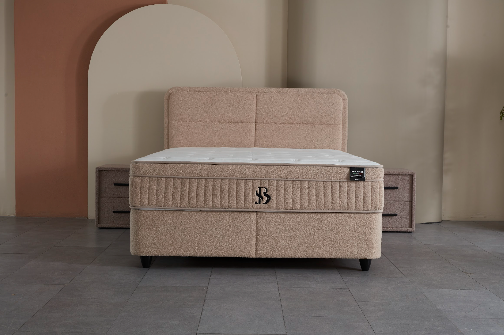 BSS LUCCEBEDD Boxspringbett Set |  Matratze H3 | Box und Kopfteil
