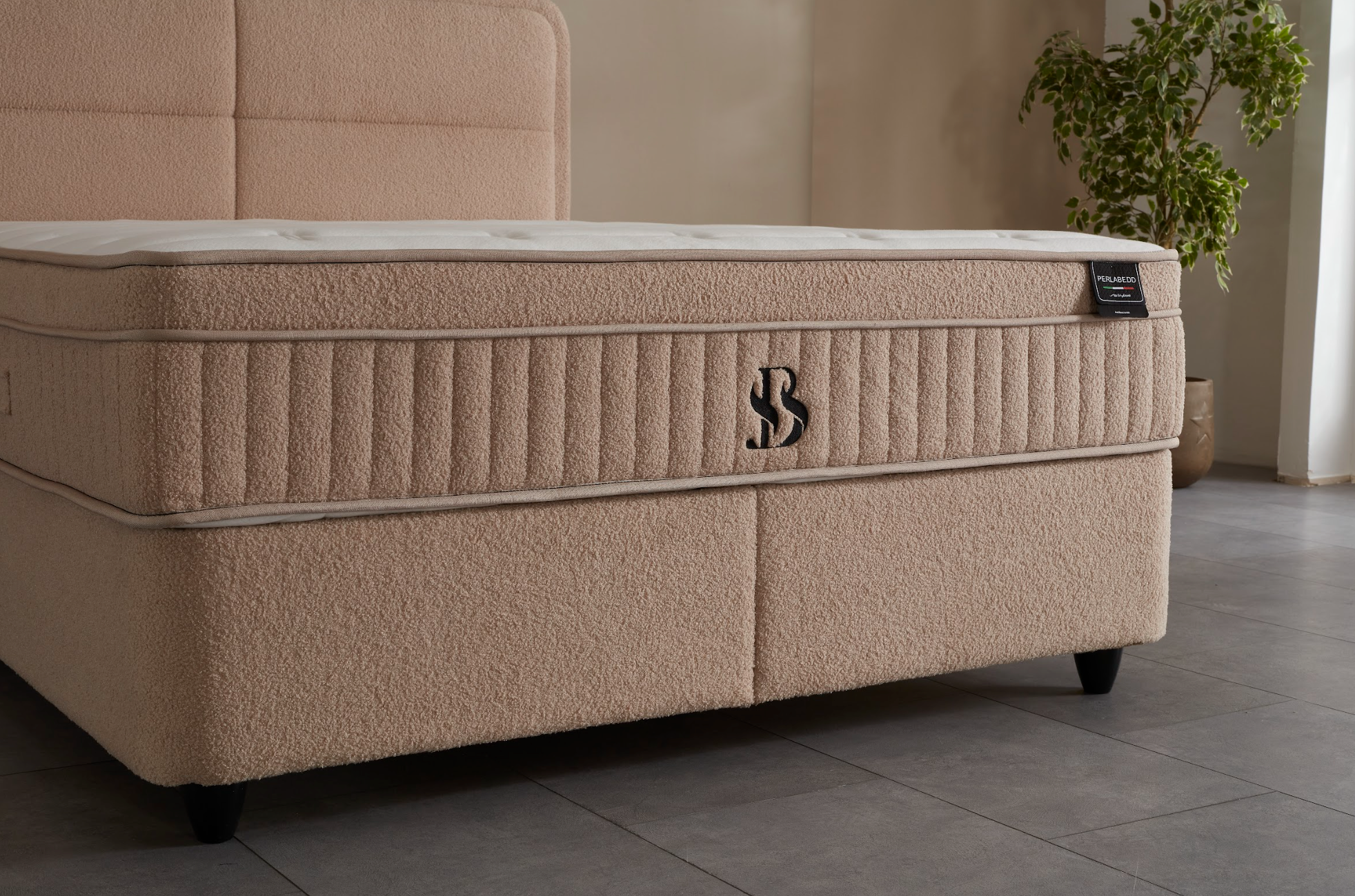 BSS LUCCEBEDD Boxspringbett Set |  Matratze H3 | Box und Kopfteil