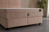 BSS LUCCEBEDD Boxspringbett Set |  Matratze H3 | Box und Kopfteil