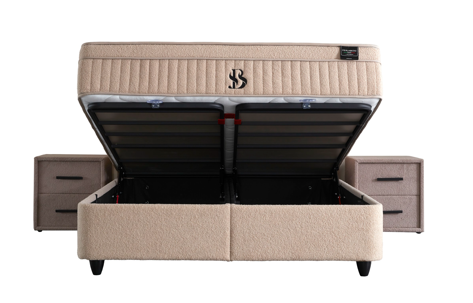 BSS LUCCEBEDD Boxspringbett Set |  Matratze H3 | Box und Kopfteil