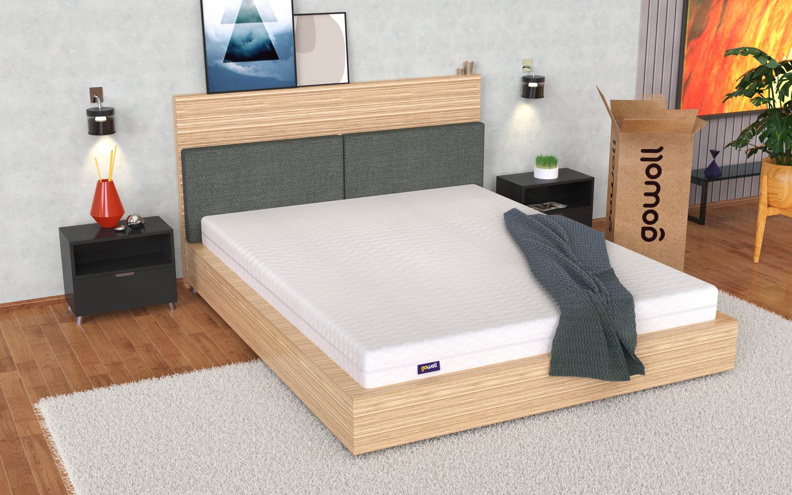 Gowoll Duo Comfort | 7-Zonen Kaltschaum Wendematratze H3 | Atmungsaktiv & Allergenfrei mit Aloe Vera Bezug