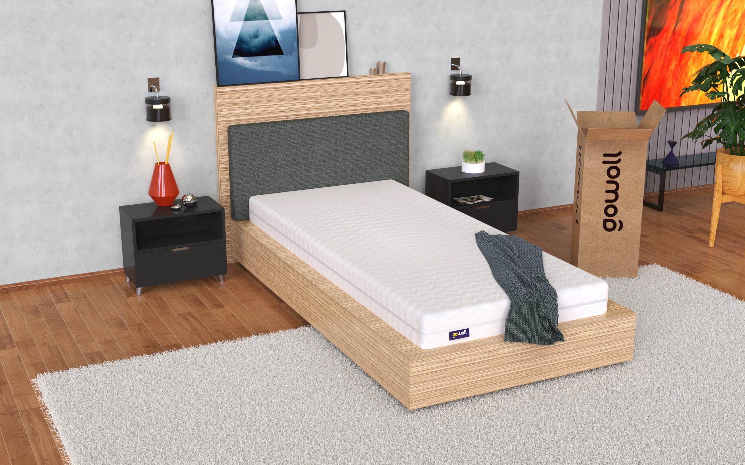 Gowoll Duo Comfort | 7-Zonen Kaltschaum Wendematratze H3 | Atmungsaktiv & Allergenfrei mit Aloe Vera Bezug