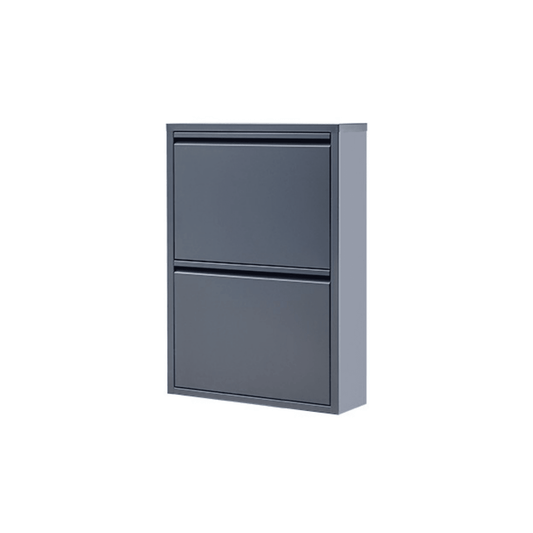 Gowoll Schuhschrank (2 Klappen Anthrazit)