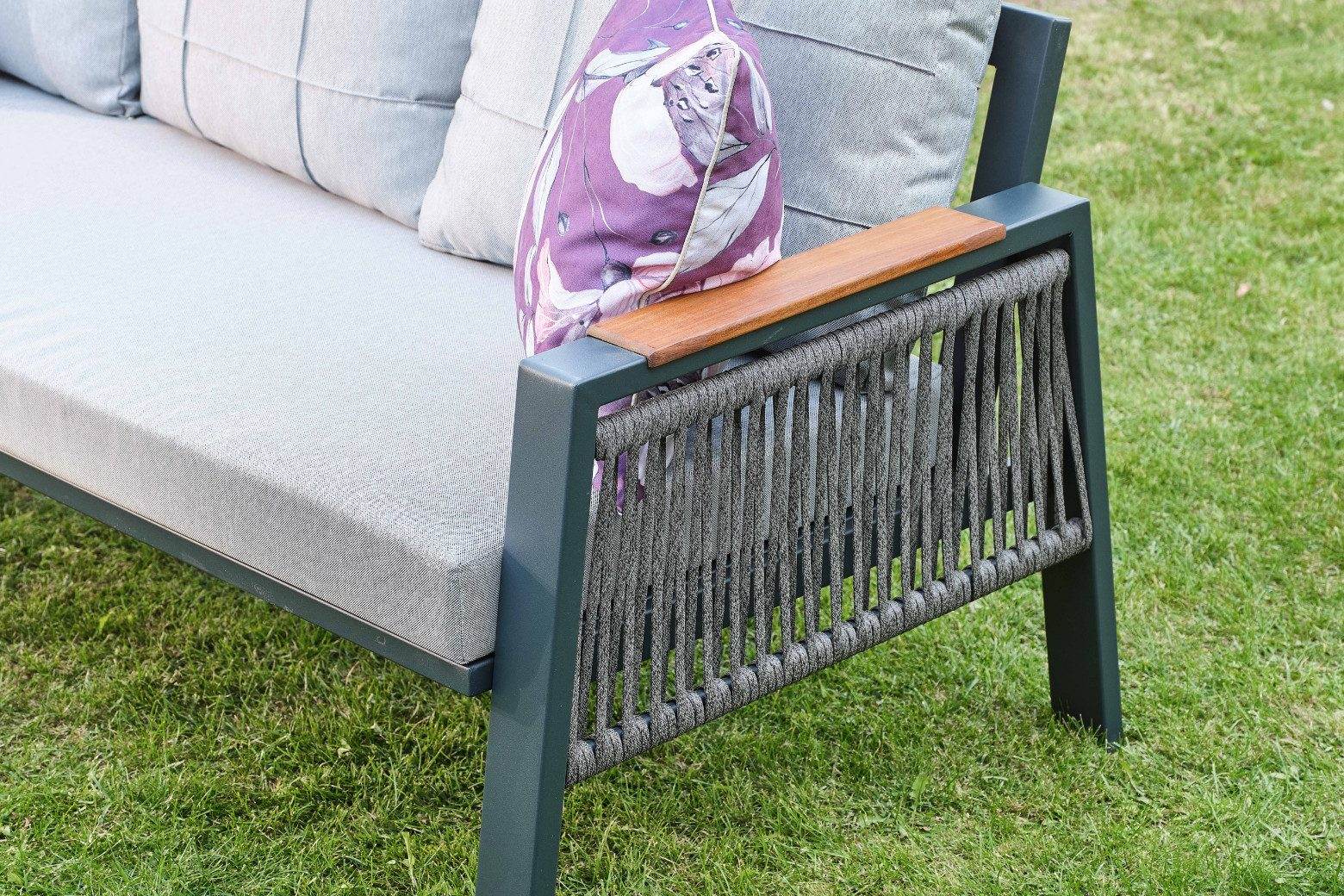 Gowoll Efes Plus Gartenlounge-Set Gartengarnitur Gartenmöbel Set 5 Personen Gartentisch für Outdoor