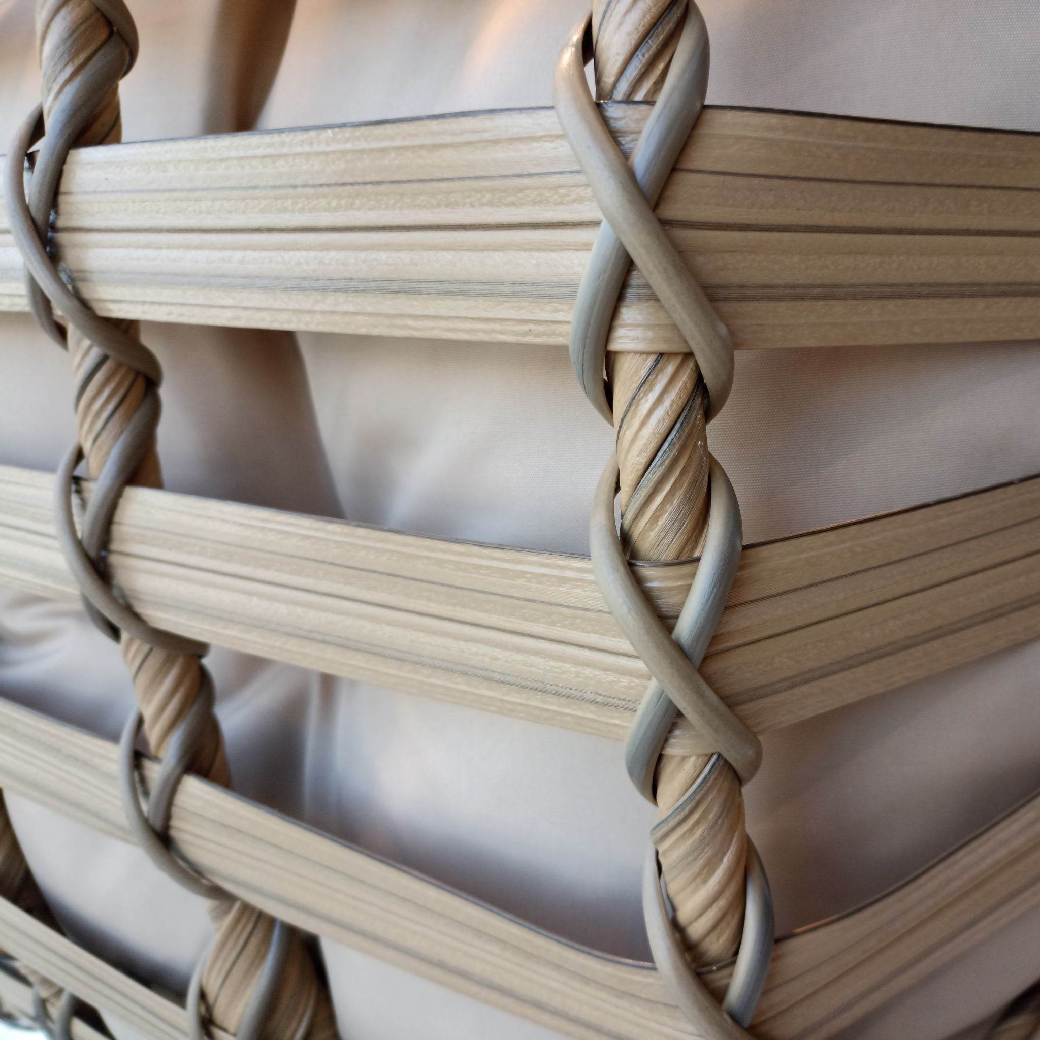 Gowoll Gartenschaukel Rattan Hängesessel mit Gestell Hängeschaukel Bodrum Double