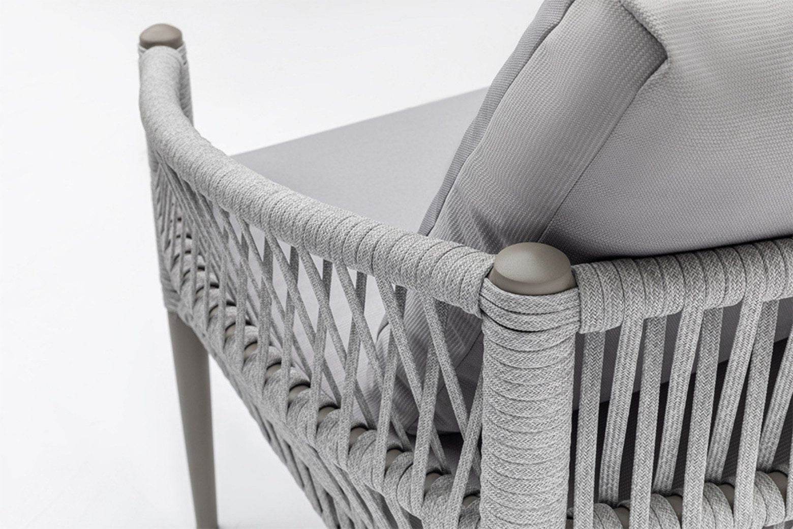 Gowoll Mitra Gartenlounge-Set Gartengarnitur Gartenmöbel Set 5 Personen Gartentisch für Outdoor