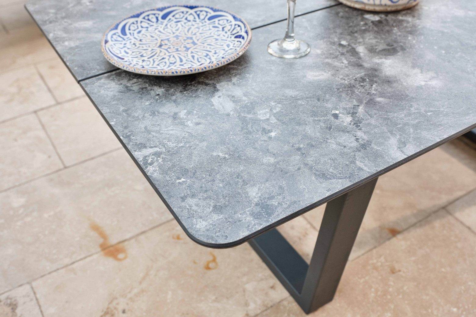 Gowoll Harmony Plus Gartenlounge-Set Gartengarnitur Gartenmöbel Set 5 Personen Gartentisch für Outdoor