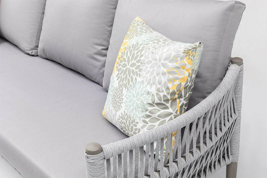 Gowoll Mitra Gartenlounge-Set Gartengarnitur Gartenmöbel Set 5 Personen Gartentisch für Outdoor