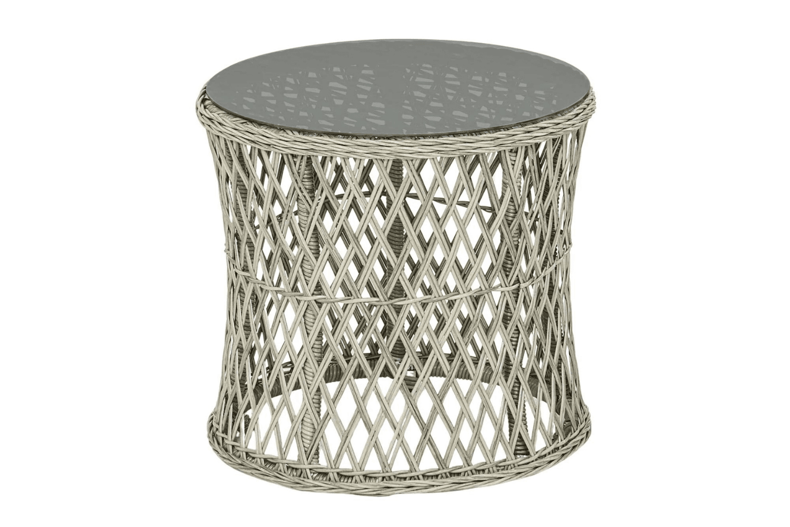 PISA Loungeset für Balkon | Polyrattan Sitzgruppe mit Glastisch | 2-Sitzer Gartenmöbel von Gowoll