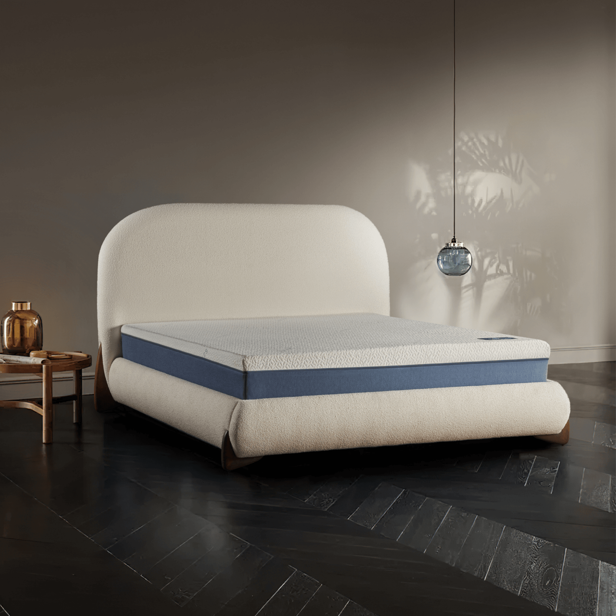 Gowoll Roos Boxspringbett 160x200 mit Matratze & Stauraum – Komfortbett mit Gratis Montage