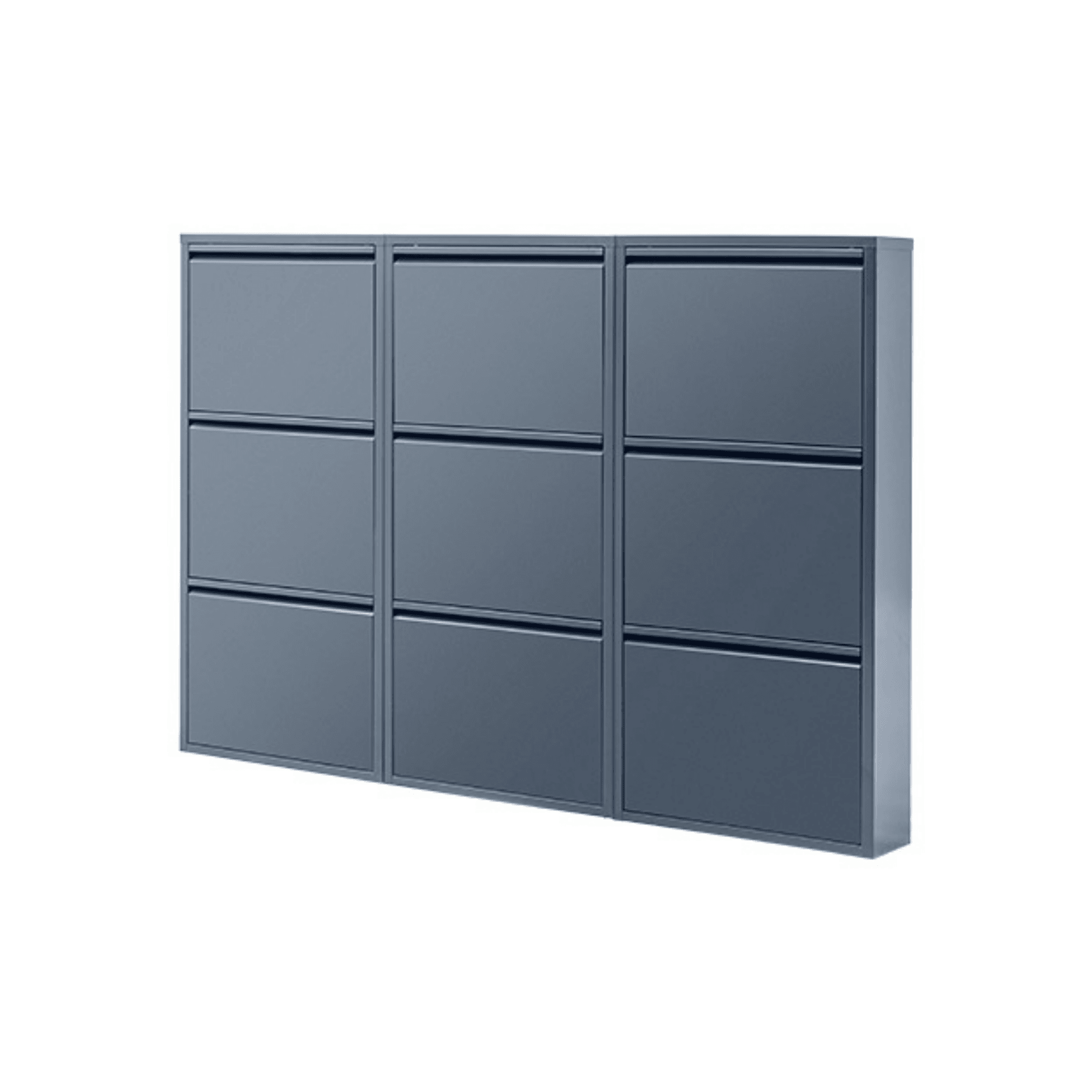 Gowoll Schuhschrank (3 Klappen Anthrazit)