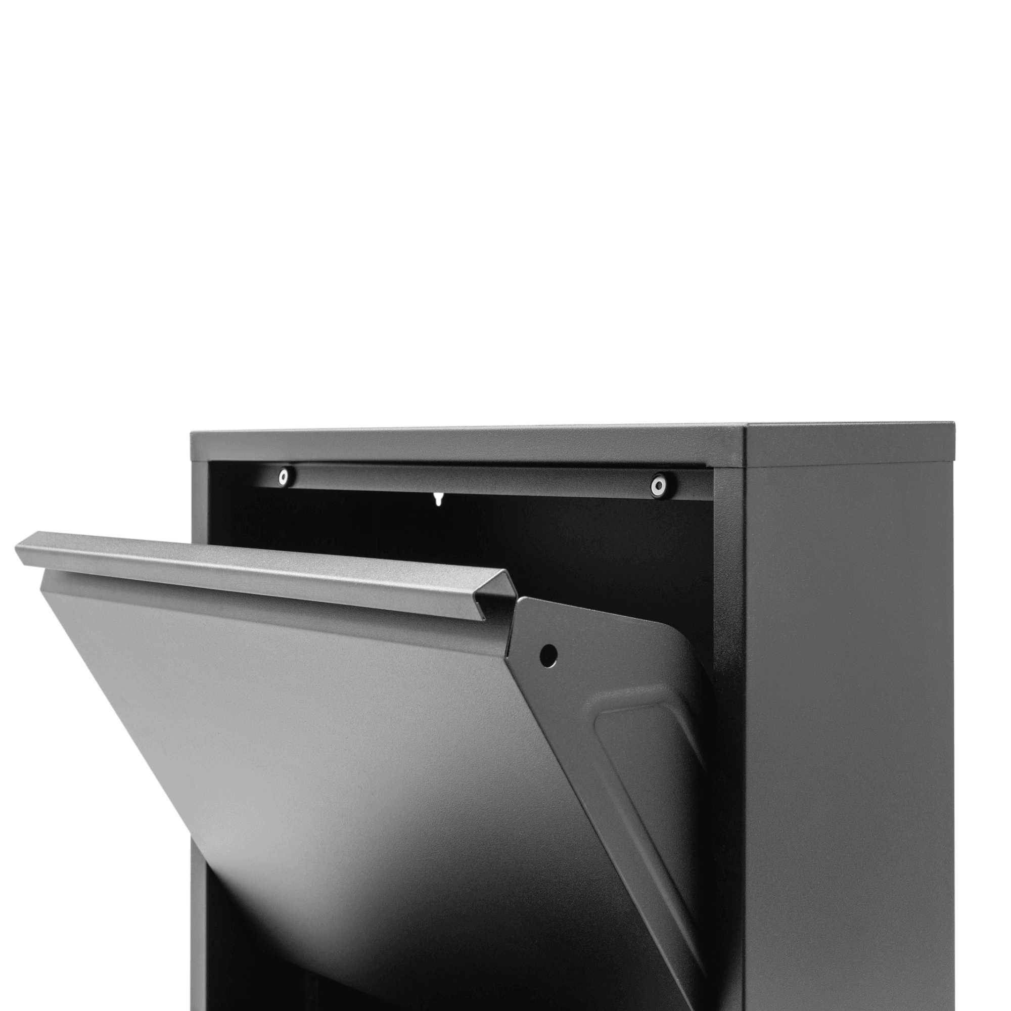 Gowoll Schuhschrank (4 Klappen Schwarz)