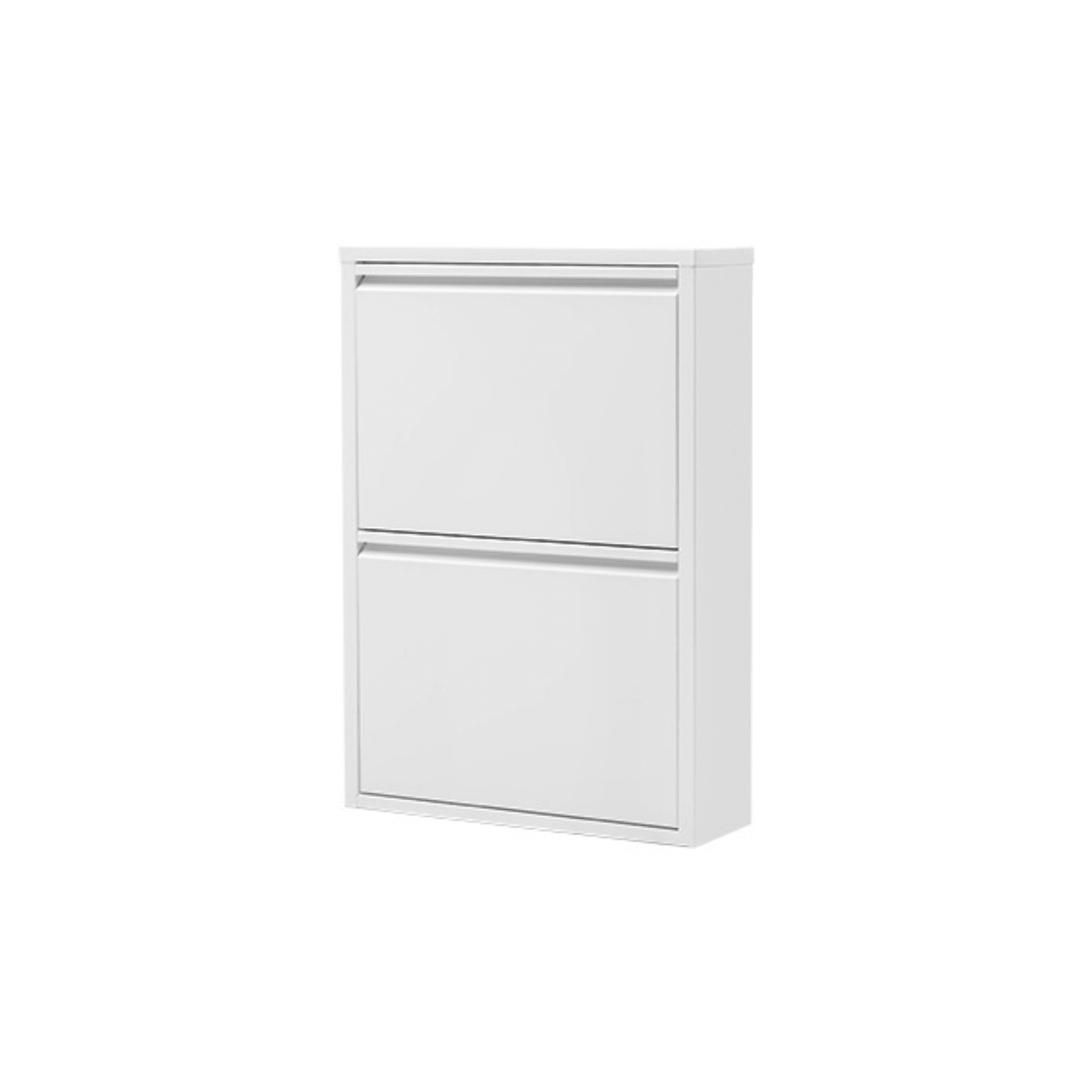 Gowoll Schuhschrank (2 Klappen Weiß)