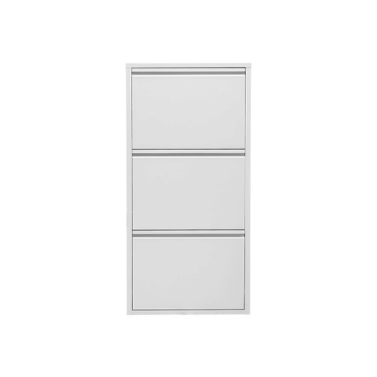Gowoll Schuhschrank (3 Klappen Weiß)