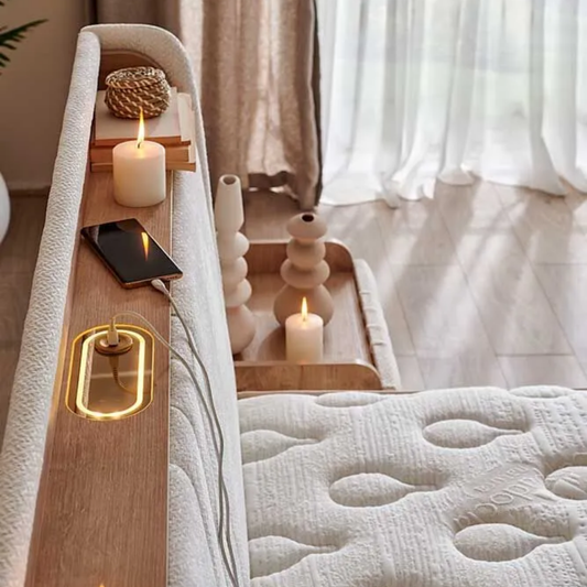 Bambi Cappadocia Natura Boxspringbett Set Seitenansicht