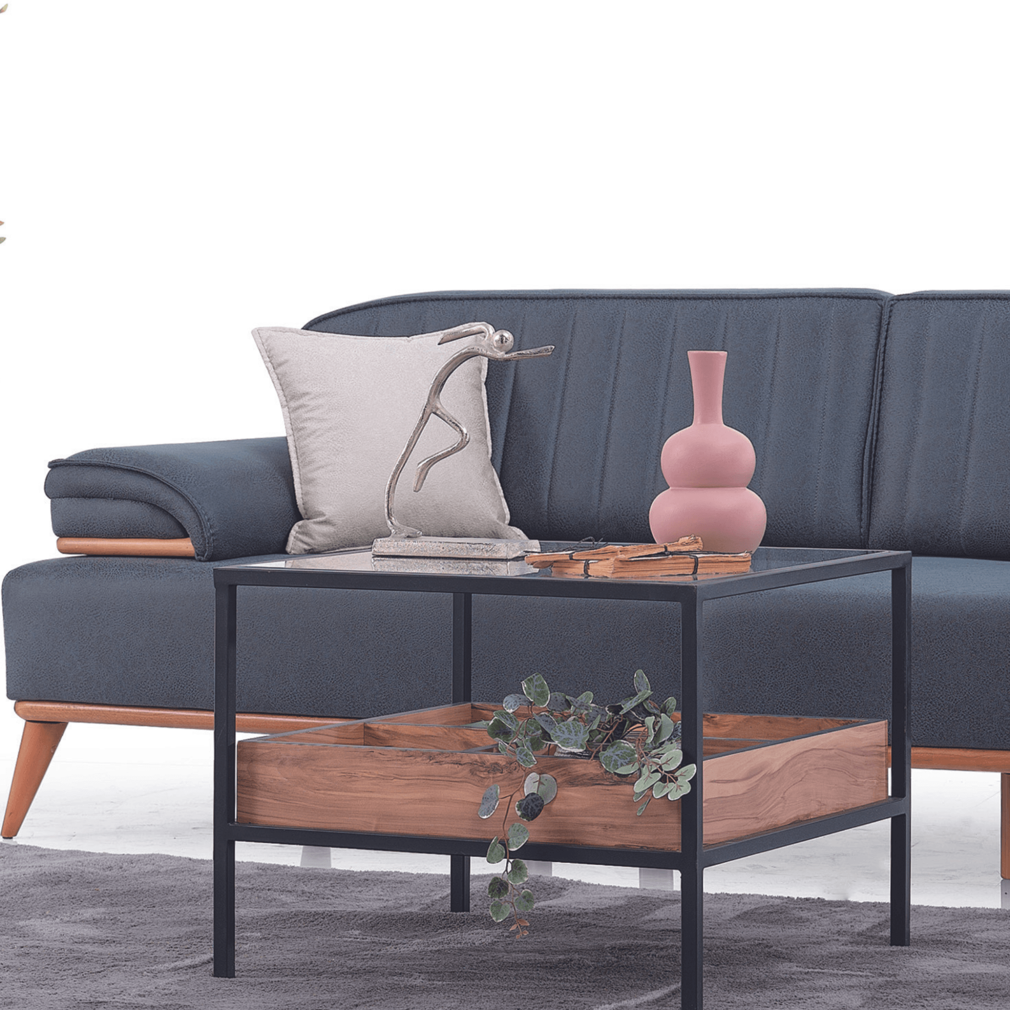Bugatti Sofa Set 3-3-1 Couchgarnitur | Modern Design & Kostenlose Montage | Holzfüße & Schlaffunktion