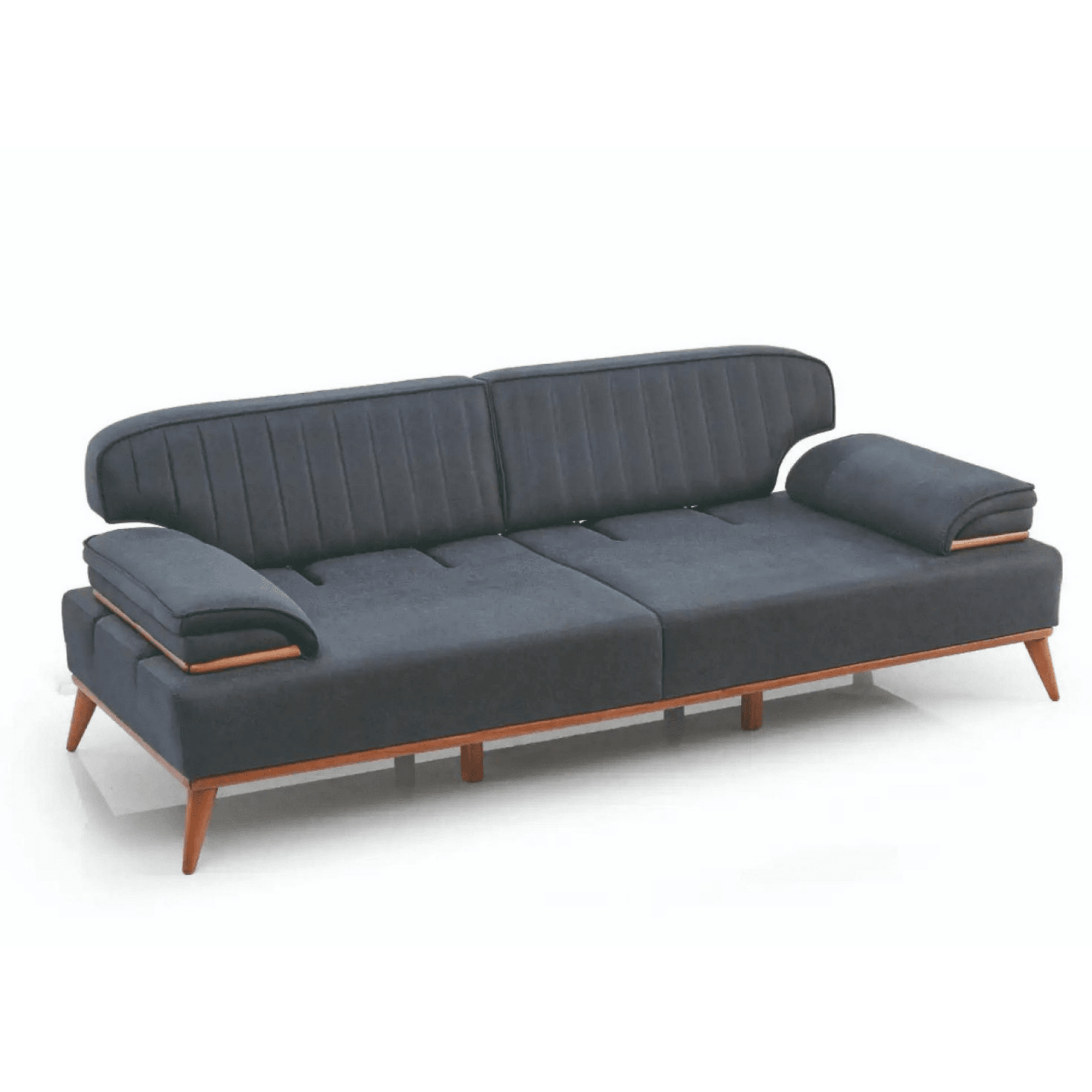 Bugatti Sofa Set 3-3-1 Couchgarnitur | Modern Design & Kostenlose Montage | Holzfüße & Schlaffunktion