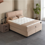BSS LUCCEBEDD Boxspringbett Set |  Matratze H3 | Box und Kopfteil