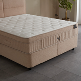 BSS LUCCEBEDD Boxspringbett Set |  Matratze H3 | Box und Kopfteil