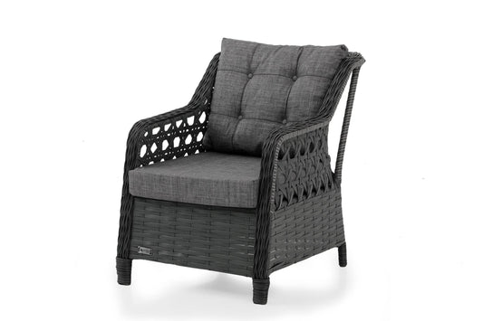 Garten-Essgruppe Esstisch 100x200, Rattan Essgruppe für Outdoor