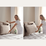 Bambi Magnasand Therapy Boxspringbett Set | Orthopädisch H3, Magnetischer Sand & Taschenfederkern