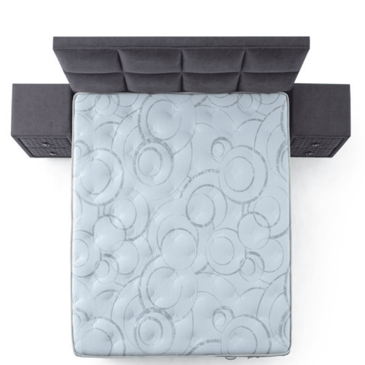 Moln Visco Grey Boxspringbett Set mit Matratze und Bettkästen, Schlafzimmer Set
