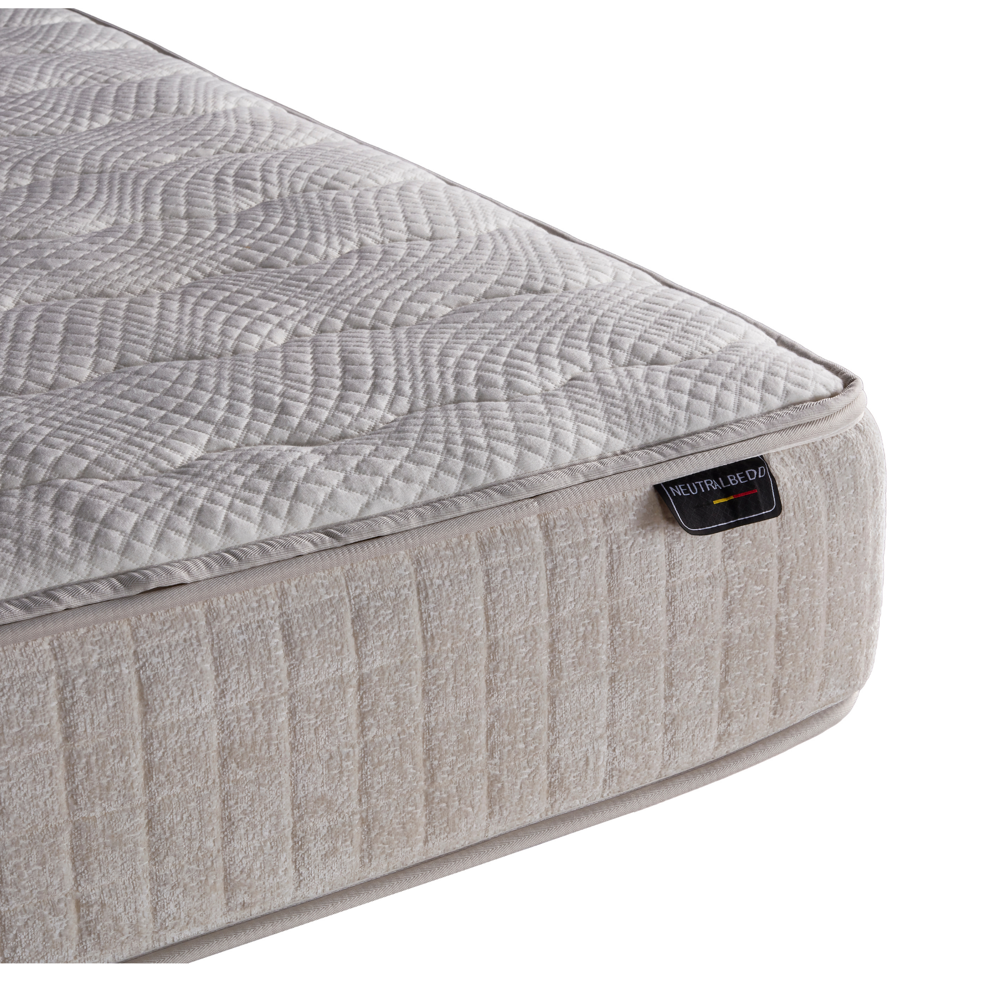 Naturalbett Boxspringbett mit Matratze LED